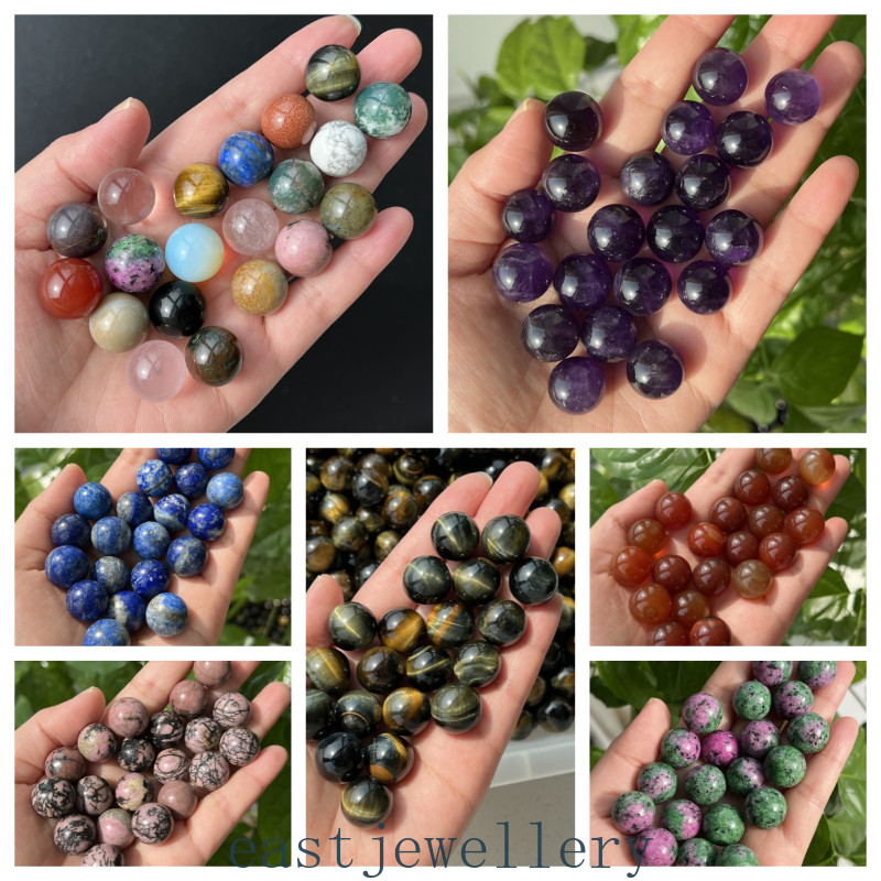 15mm+ Wholesale Natural hand carved Sphere quartz crystal ball reiki healing