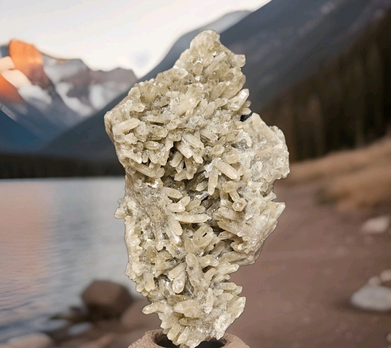Natural Raw Smoky Quartz Crystal Cluster Mineral Specimen, Healing, 290g