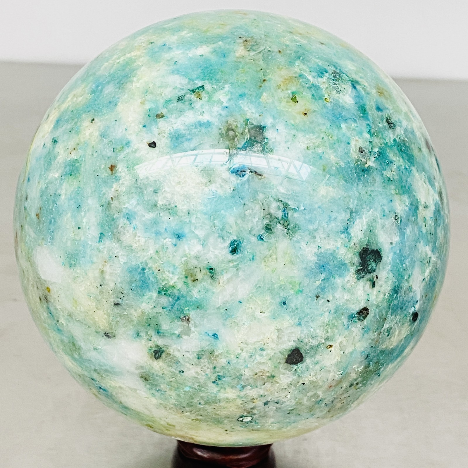 Natural phoenix stone crystal ball healing stone 2660g