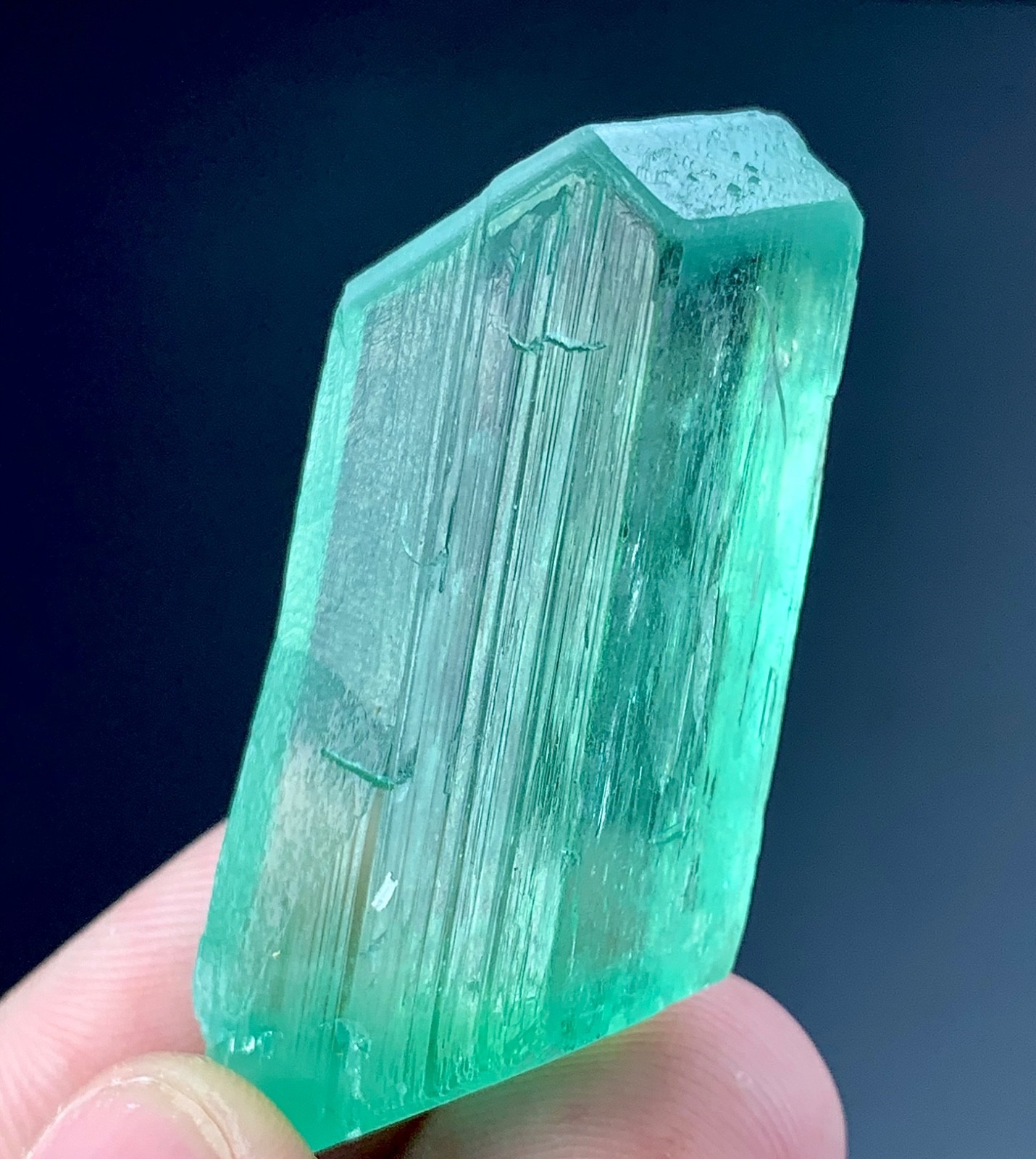 108 Carat Green kunzite Crystal specimen From Afghanistan