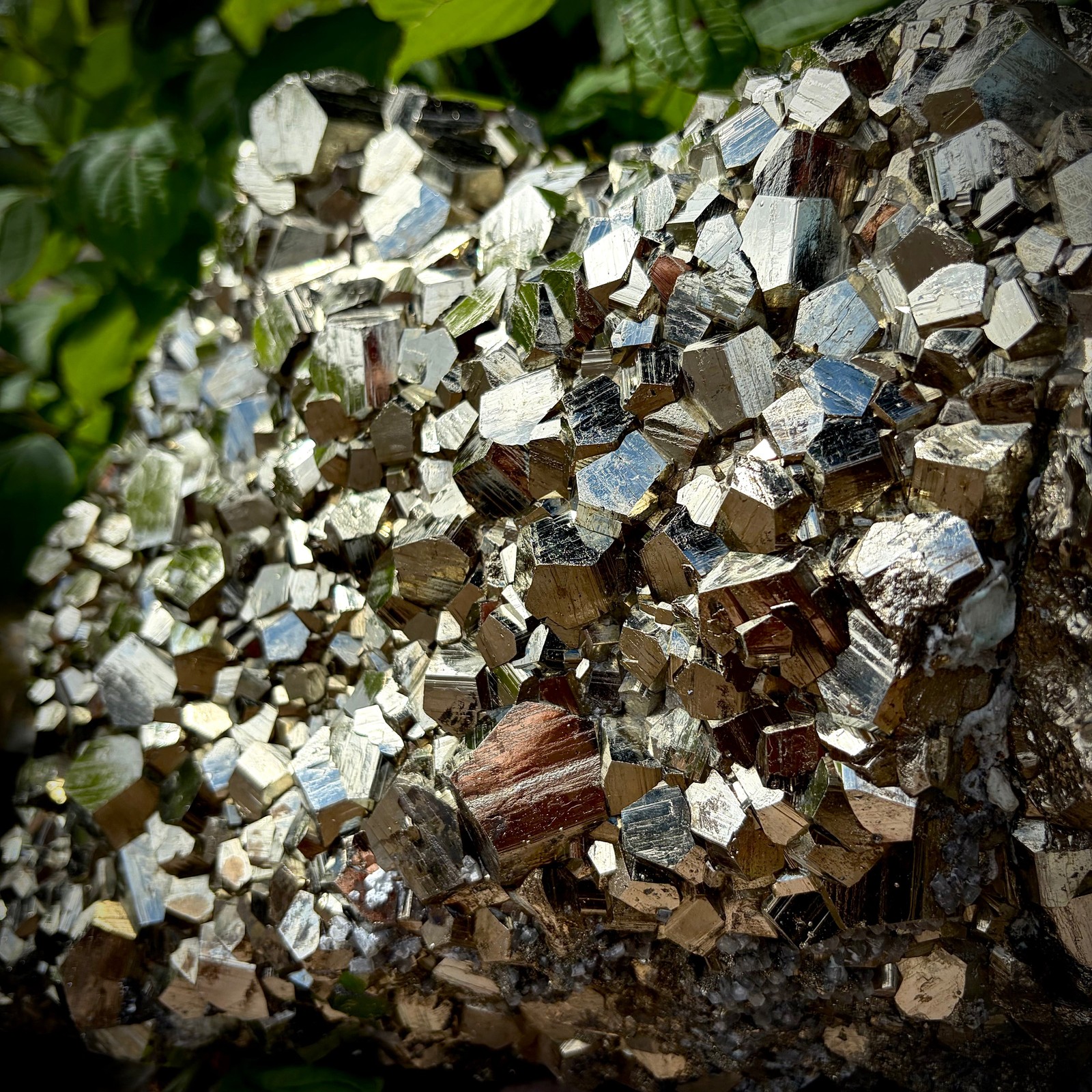 XXL Peruvian Pyrite Crystal Cluster | Fool’s Gold Mineral | Interior Design