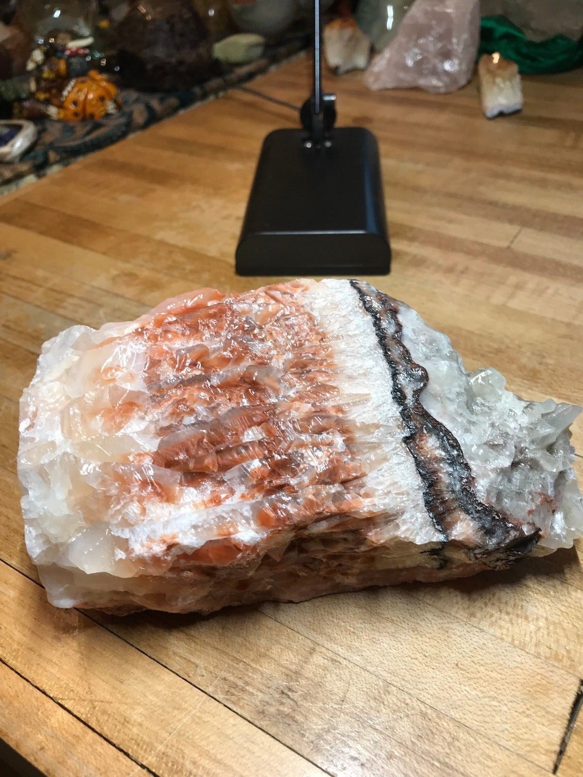 Multicolored Calcite Crystal Mineral Gemstone Medium Natural Rock Specimen 008