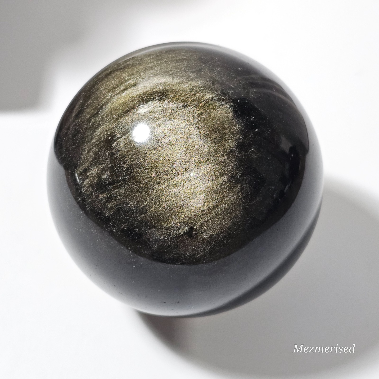 Gold Sheen Obsidian Sphere | Option C | 305g