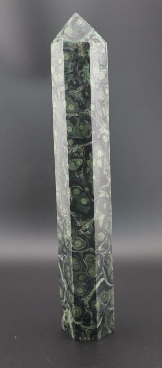LARGE KAMBABA JASPER TOWER (ABOUT) 10 INCHES TALL/ 678.7 GRAMS