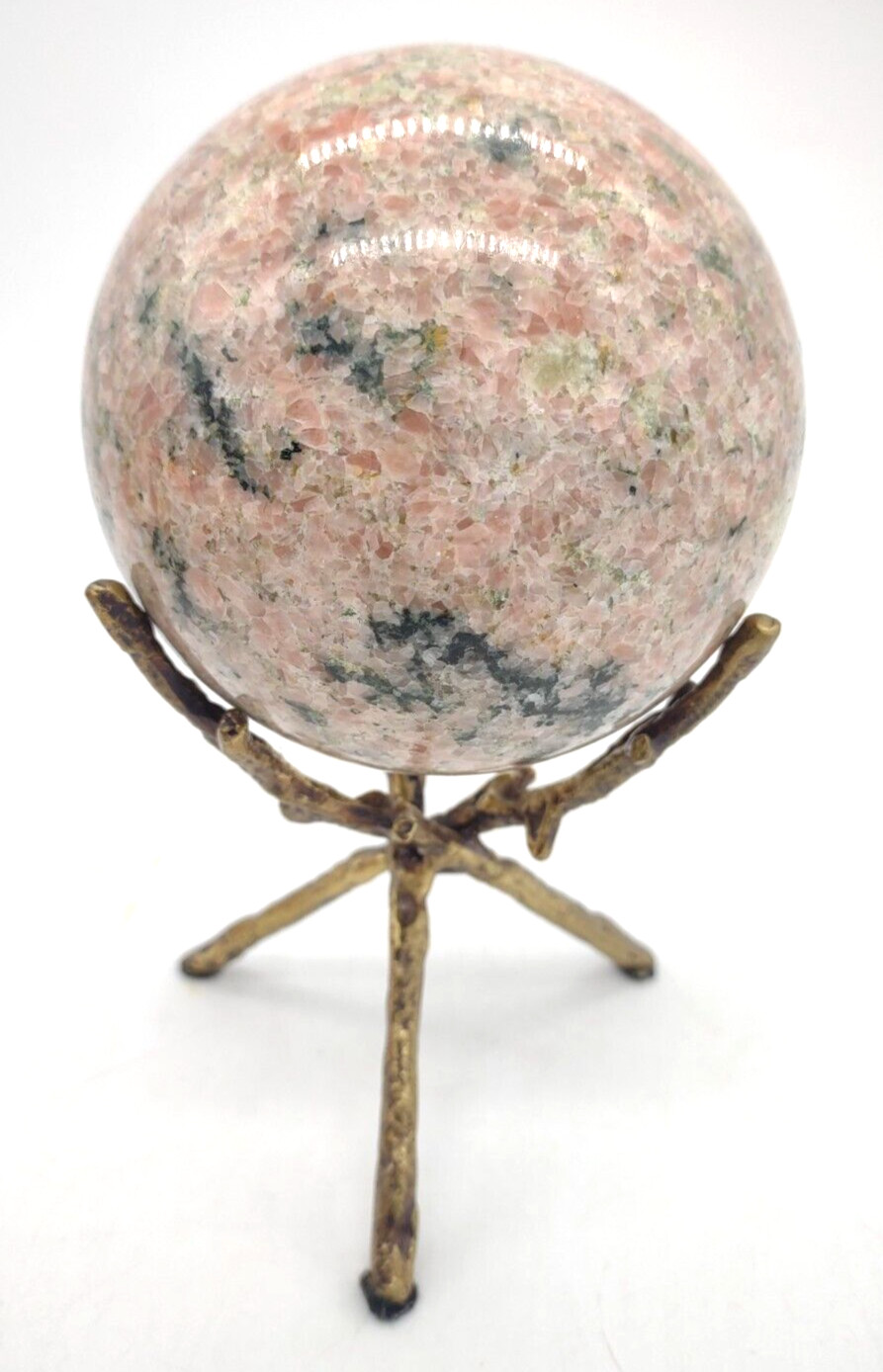 Amethyst Rough Stone Natural Crystal 7-8cm Gemston Sphere Ball with Stand