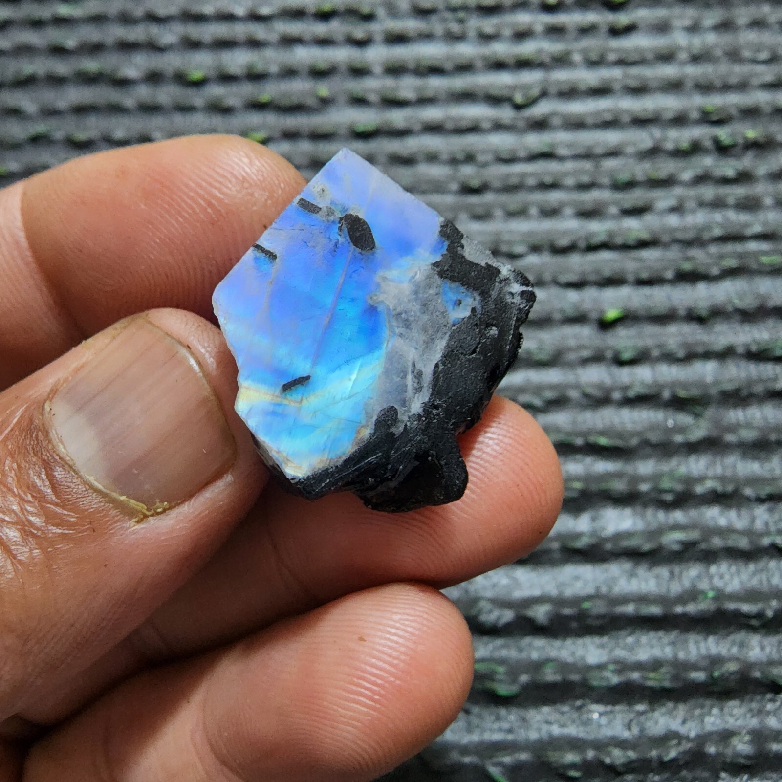 Making For Jewelry Exquisite Beauty Rainbow Moonstone Raw 50 Crt Loose Gemstone
