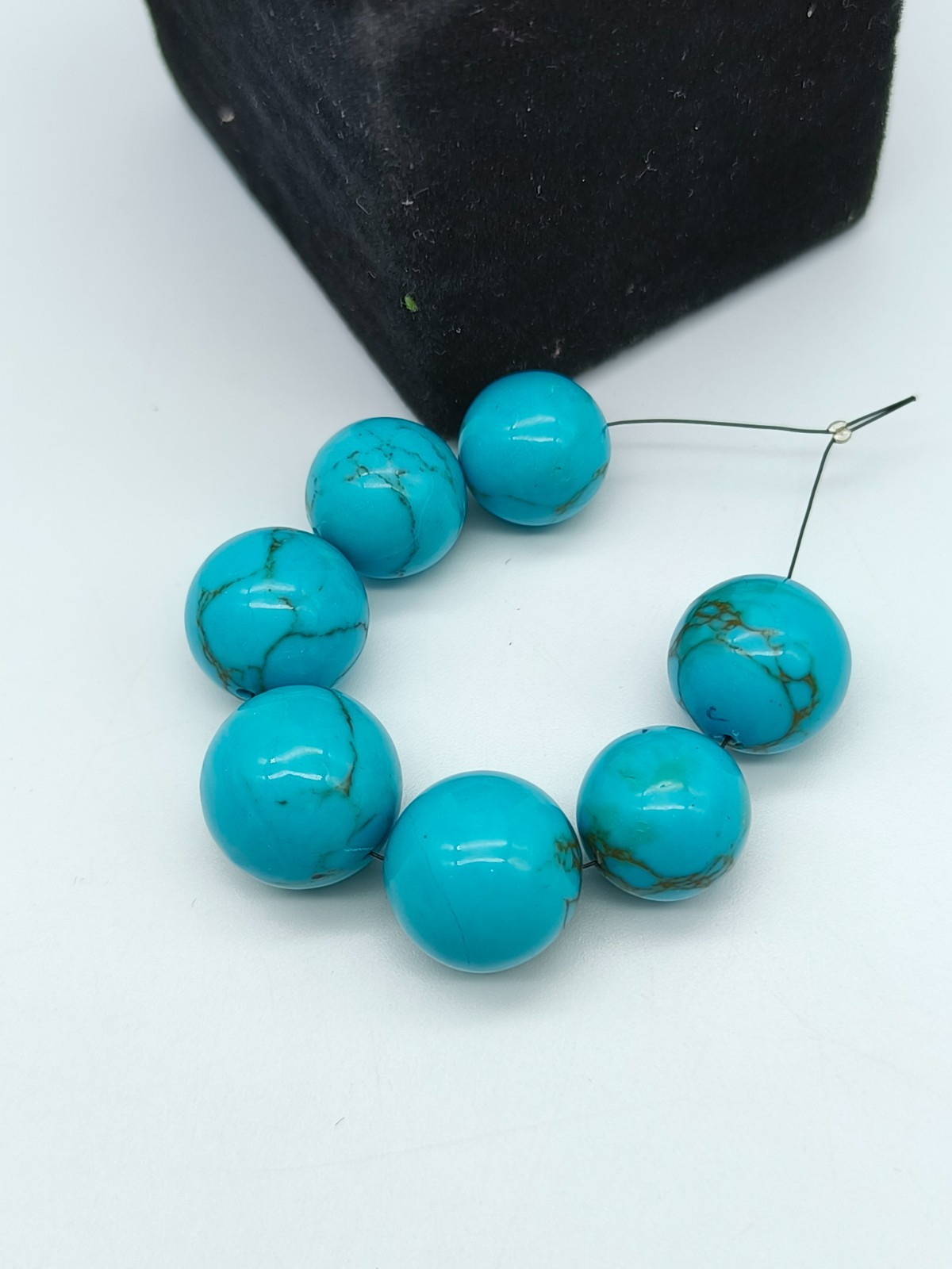 Round Shape Beads For Making Jewelry Natural-Gemstone-Turquoise Beads Gemstone