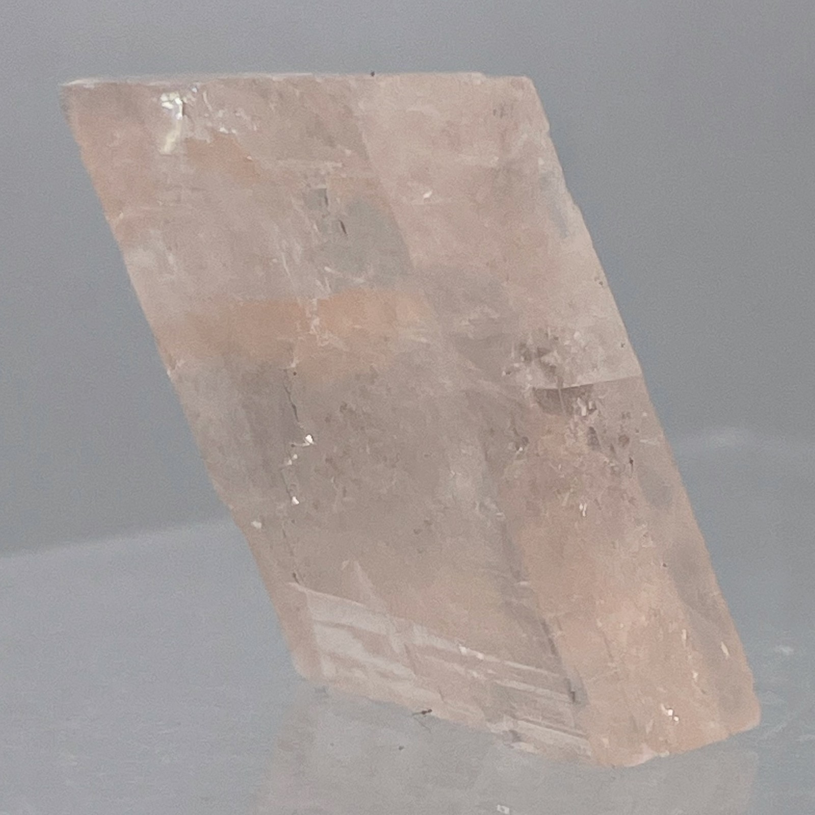 Optical Calcite / Iceland Spar 23g Rectangular Prism | 39x23x12 | Clear, Pink |