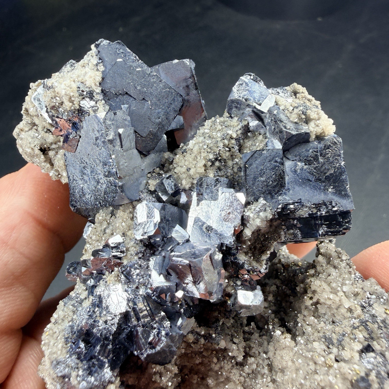 Galena Chalcopyrite Dolomite Crystal Combo / Missouri *Video*