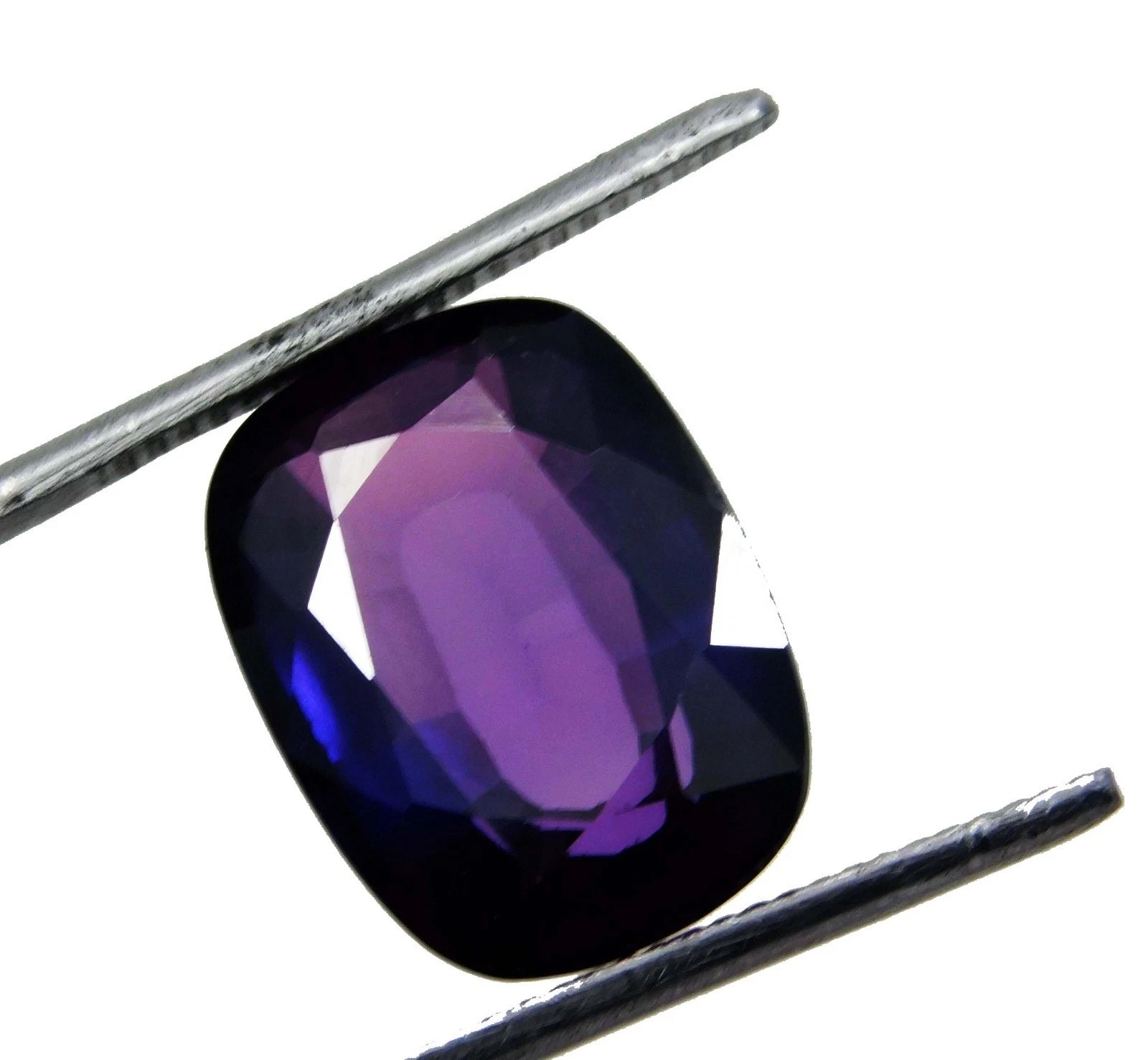 Purple Amethyst Cushion Shape Certified Natural Gemstone Loose Gemstone 8-9 Ct