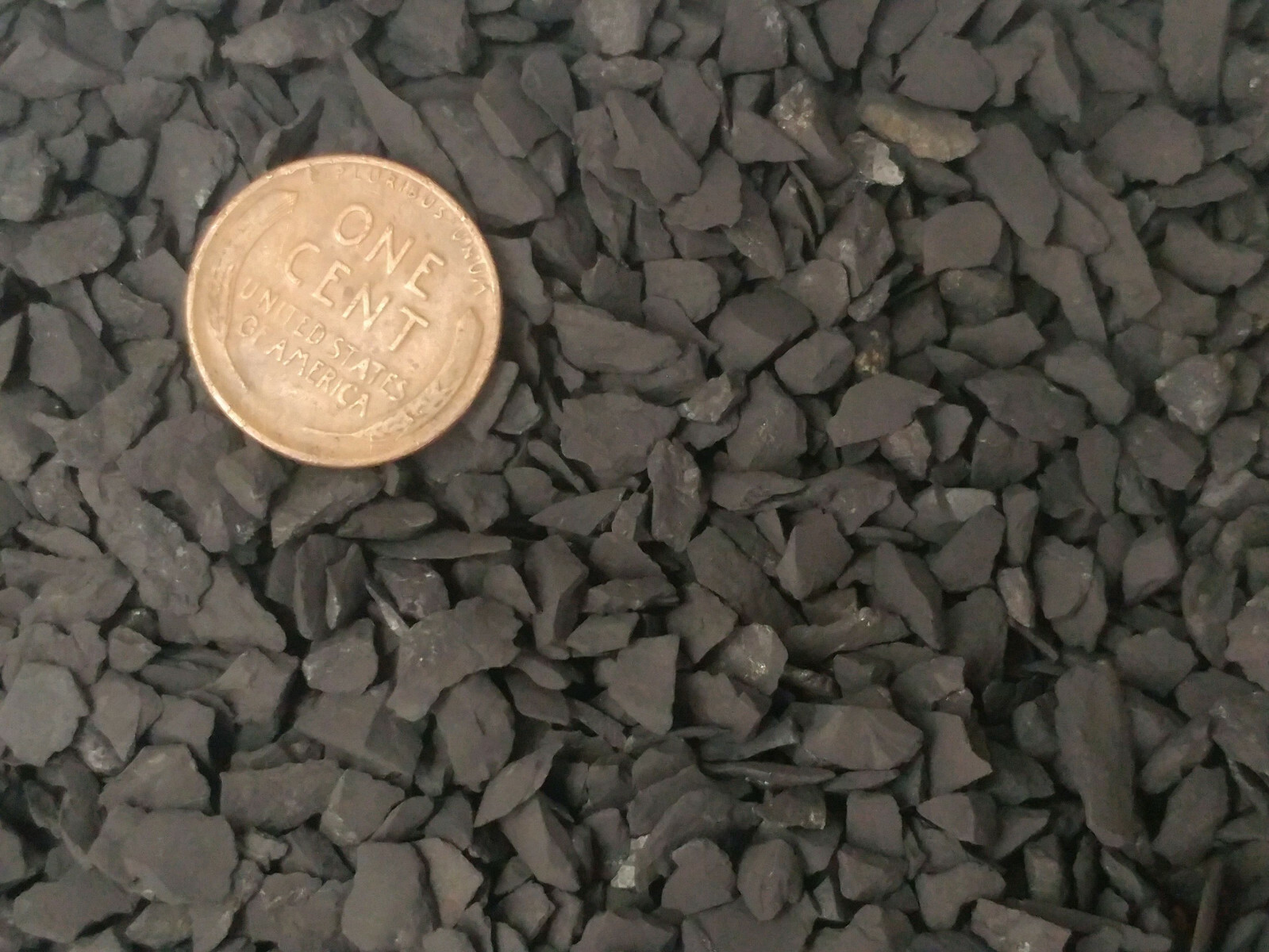 Black Shungite Crushed Chips – Large Sand – 100% Authentic Russian Stone – EMF