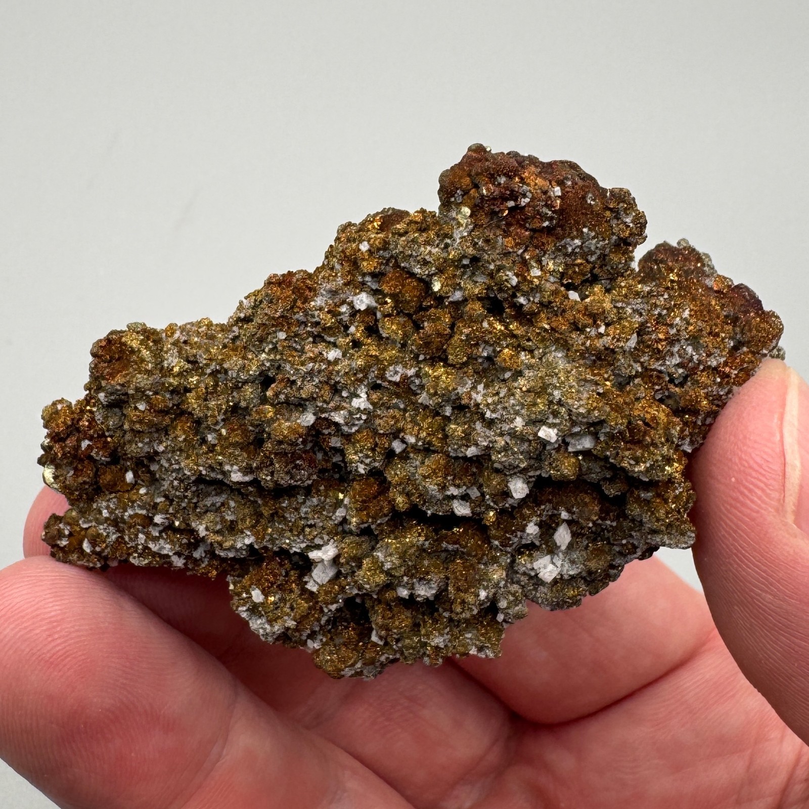 Calcite, Chalcopyrite from Sweetwater Mine, Missouri – Fine Mineral Specimen