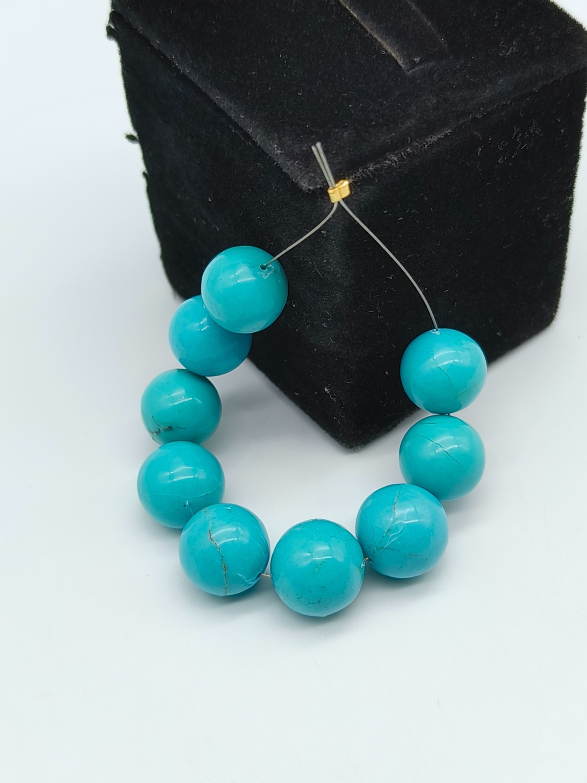 Genuine Turquoise Beads Smooth Beads For Making Jewelry Beads Gemstone