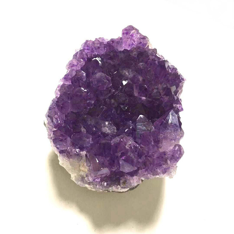 Large Natural Amethyst Crystal Cluster Quartz Druzy Geode Energy Stone Specimen