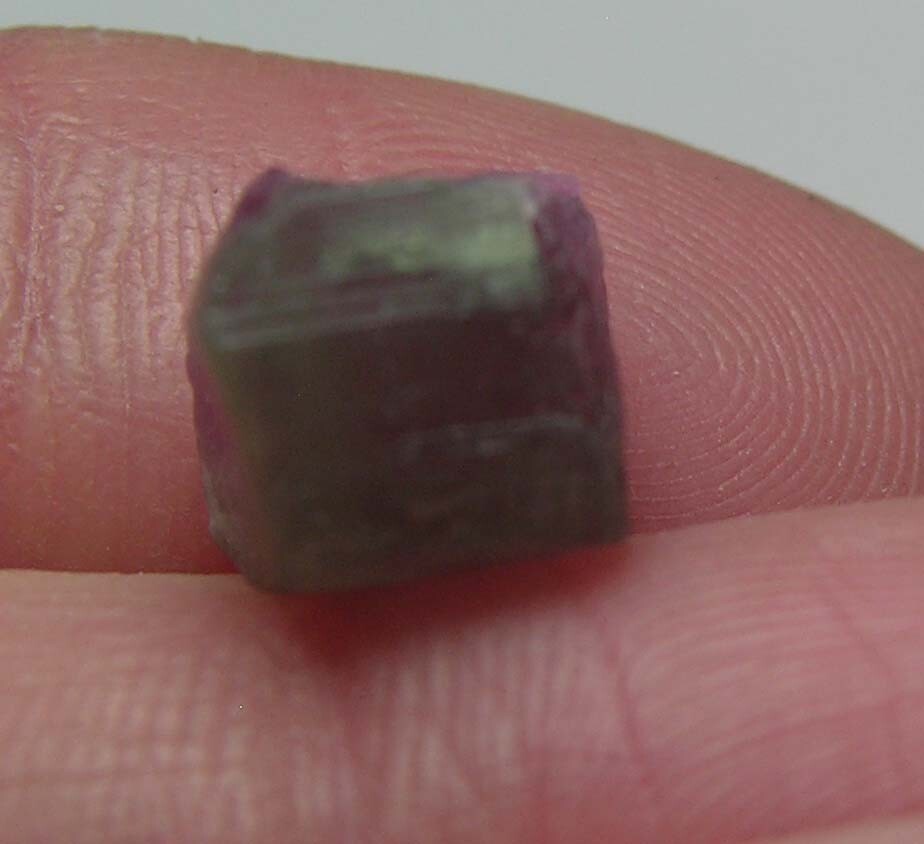 6.35ct Afghan 100%Natural Raw Watermelon Tourmaline Crystal Specimen 1.30g 11mm