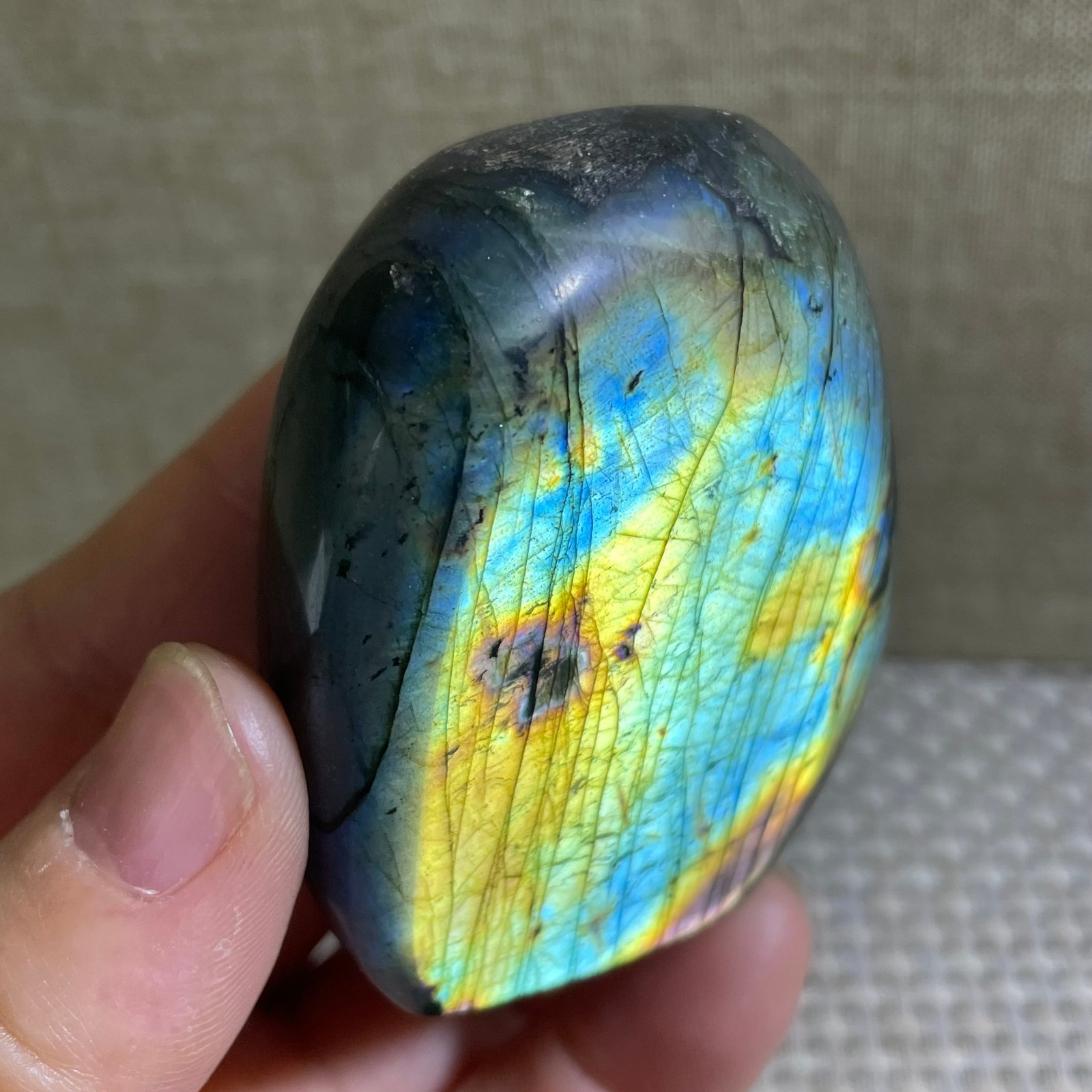 Natural Labradorite Crystal gemstone rough original Specimen 120g