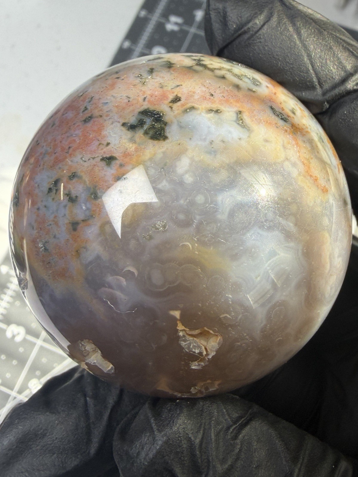 Excellent Ocean Jasper Sphere Orbs Orbicular