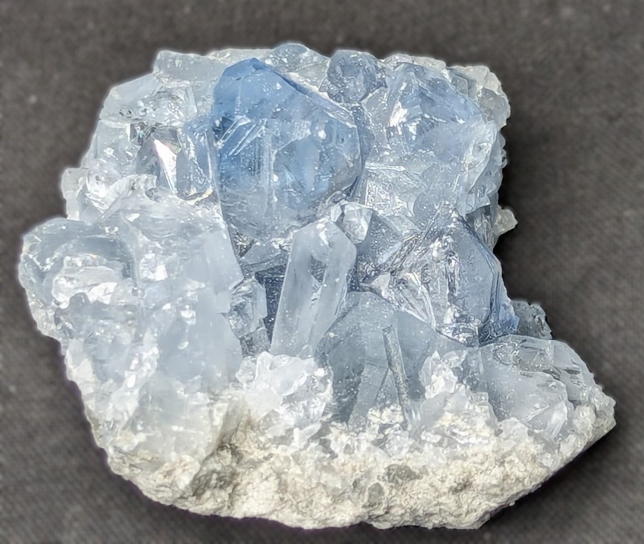 Celestite Sky Blue Crystals Raw Natural Geode Specimens-Collectible Healing