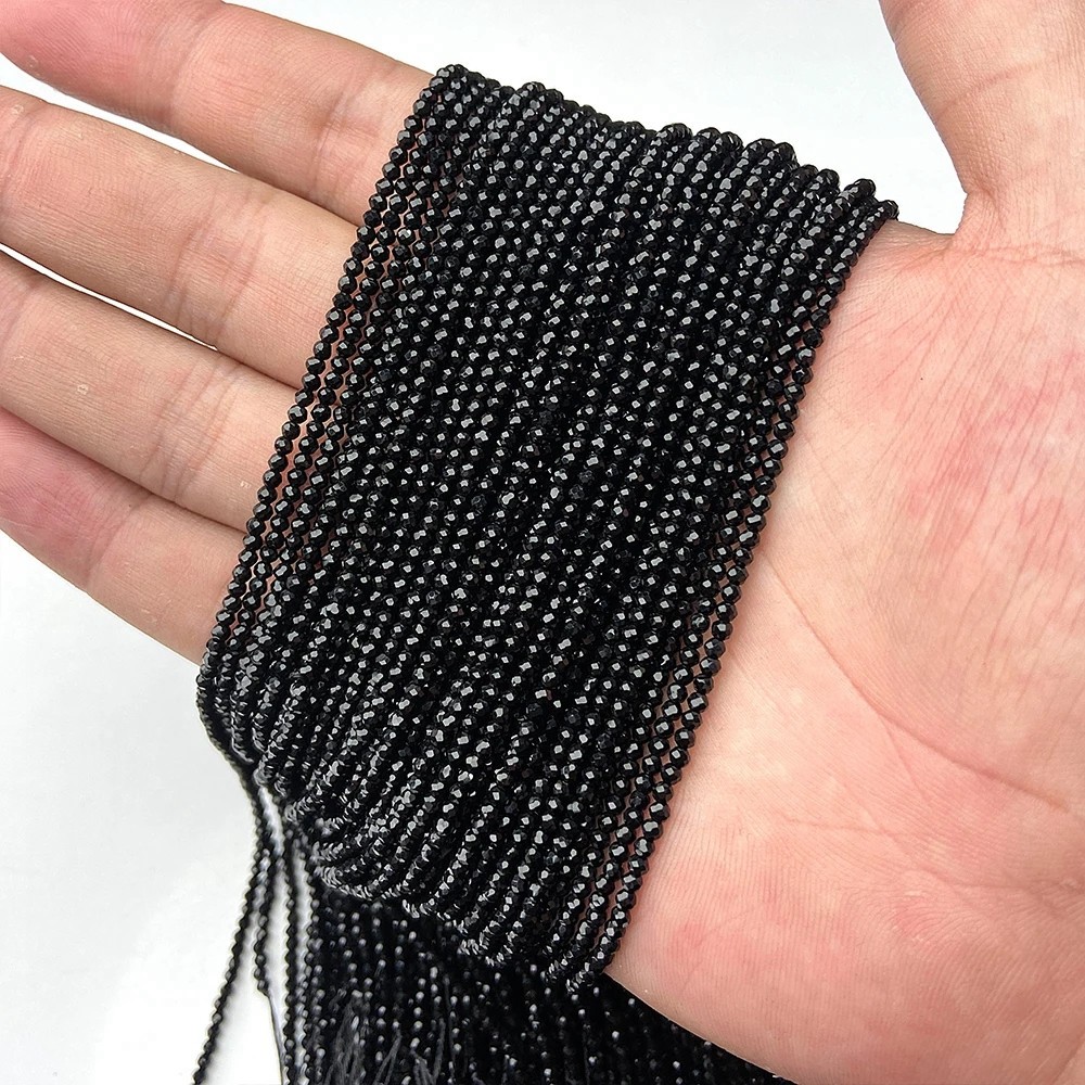 Tiny 2 3 4 MM Natural Faceted Zircon Stone Loose Beads Quartz Crystal For Jewelr