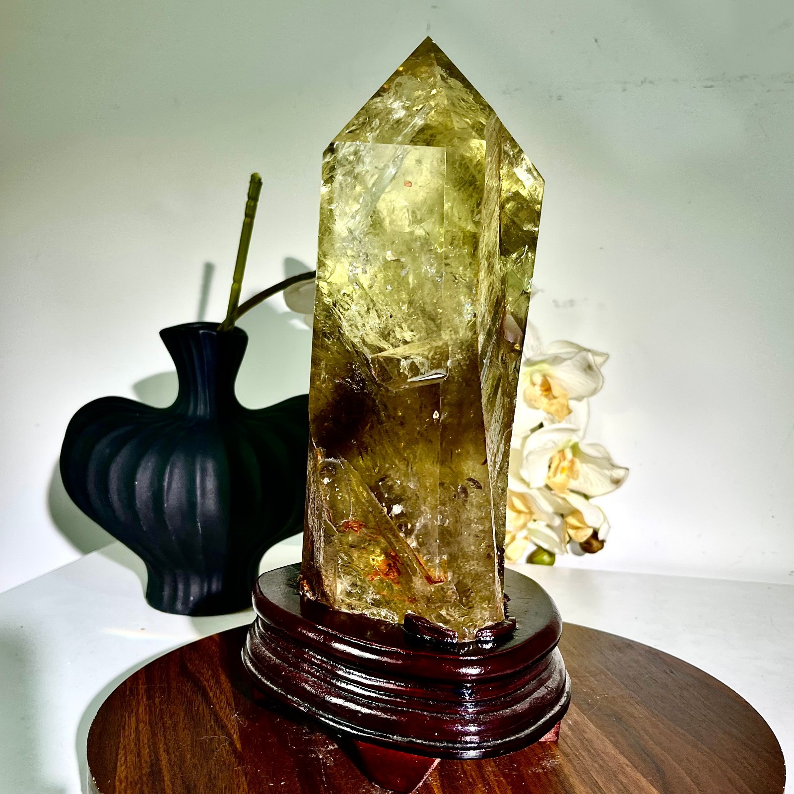 9.99LB Natural beautiful Citrine Smoky Crystal Obelisk Topaz Quartz Pillars