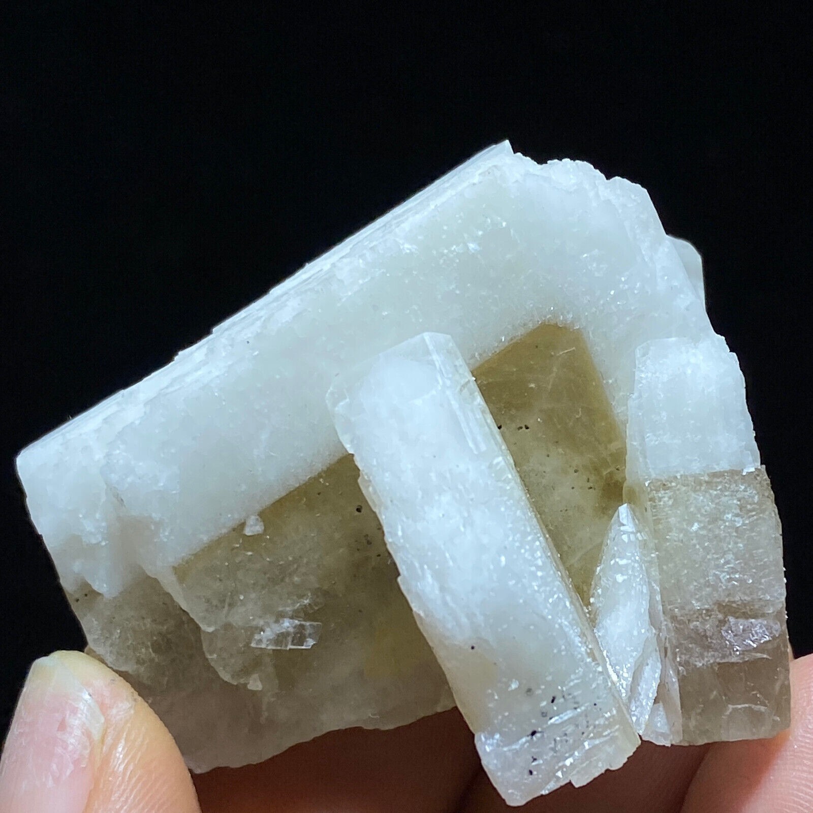 91g Natural Yellow Core Barite Mineral Specimen/Yunnan, China