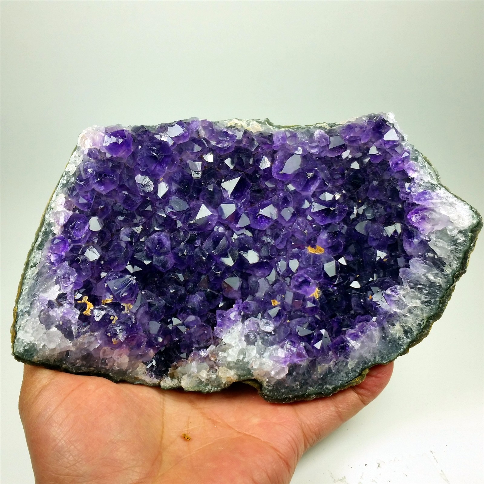 7.0″ URUGUAYAN AMETHYST GEODE DEEP PURPLE Healing Specimen A162
