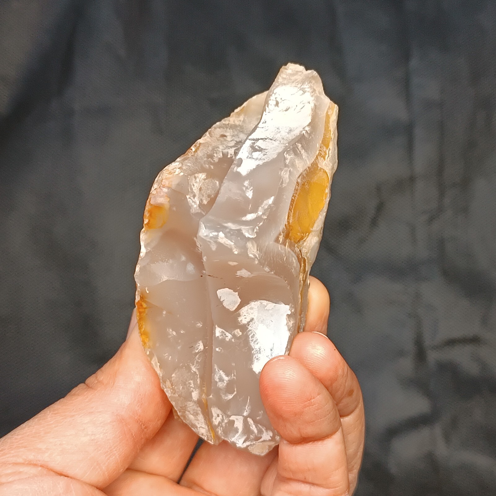 165g/0.36 lb turkish waterline agate stone rough, customs duty included
