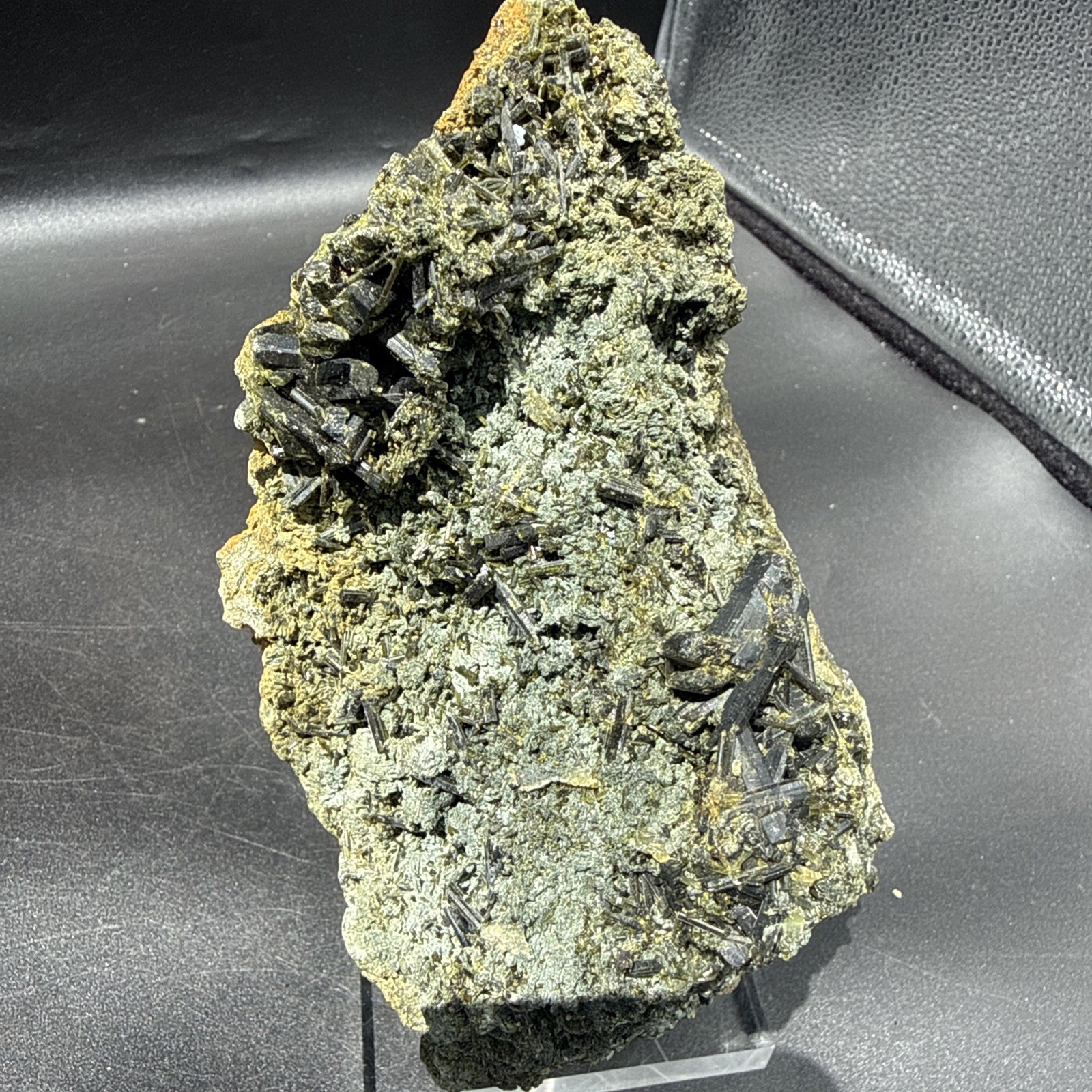 2.5 Lb Large Natural Epidote On Matrix From Pakistan. A+ Specimen,Minerals,Gems.