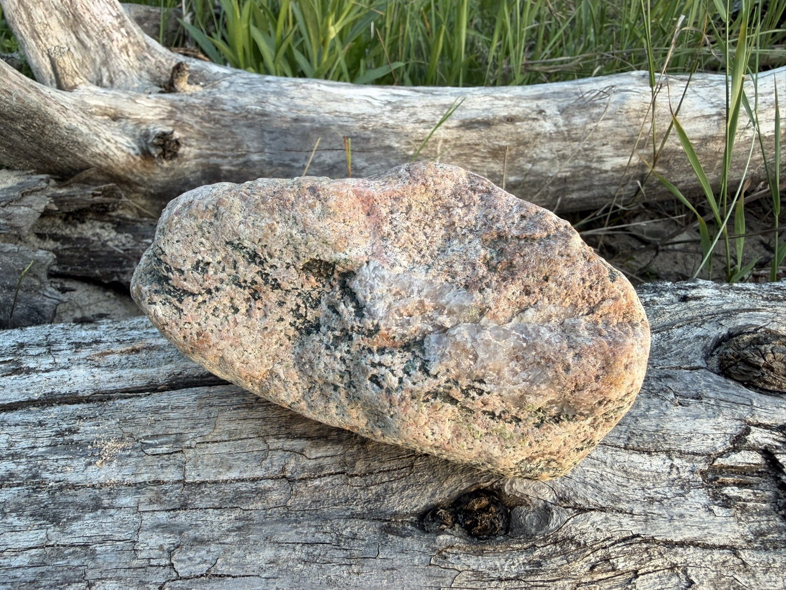 Natural Lake Michigan Rock Granite With Quartz LOOK! 👀 2lb+ READ CAREFULLY