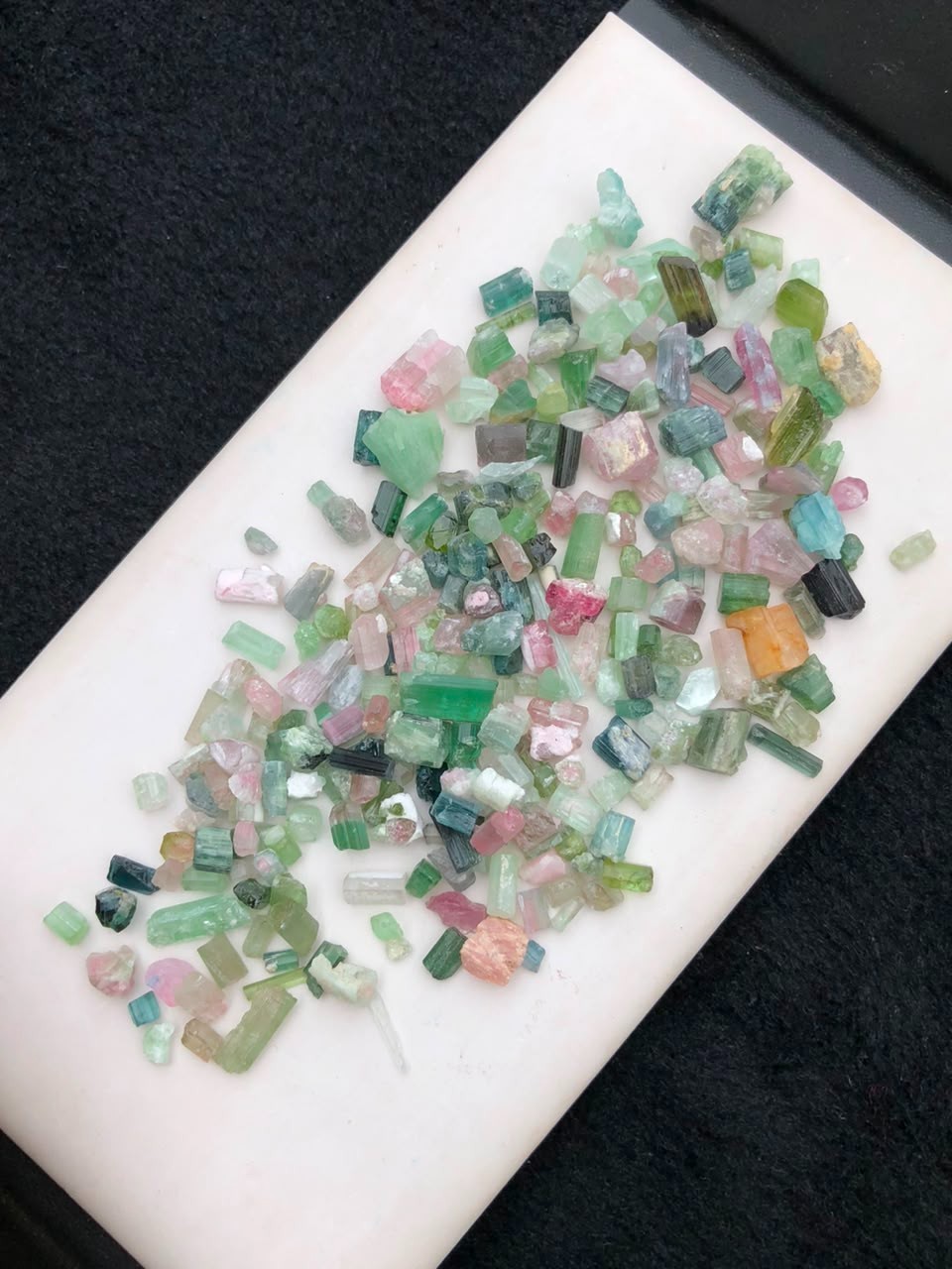 300 carat amazing Natural mix color tourmaline rough lot from Afganistan