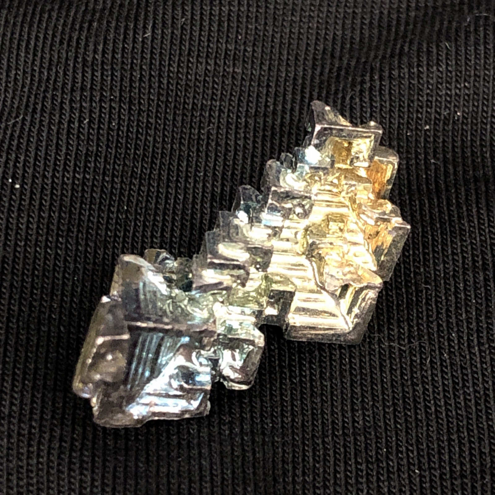 Bismuth Crystal Cluster Specimens Job Lot, x17 Pcs, 158g, Rainbow Aura Titanium
