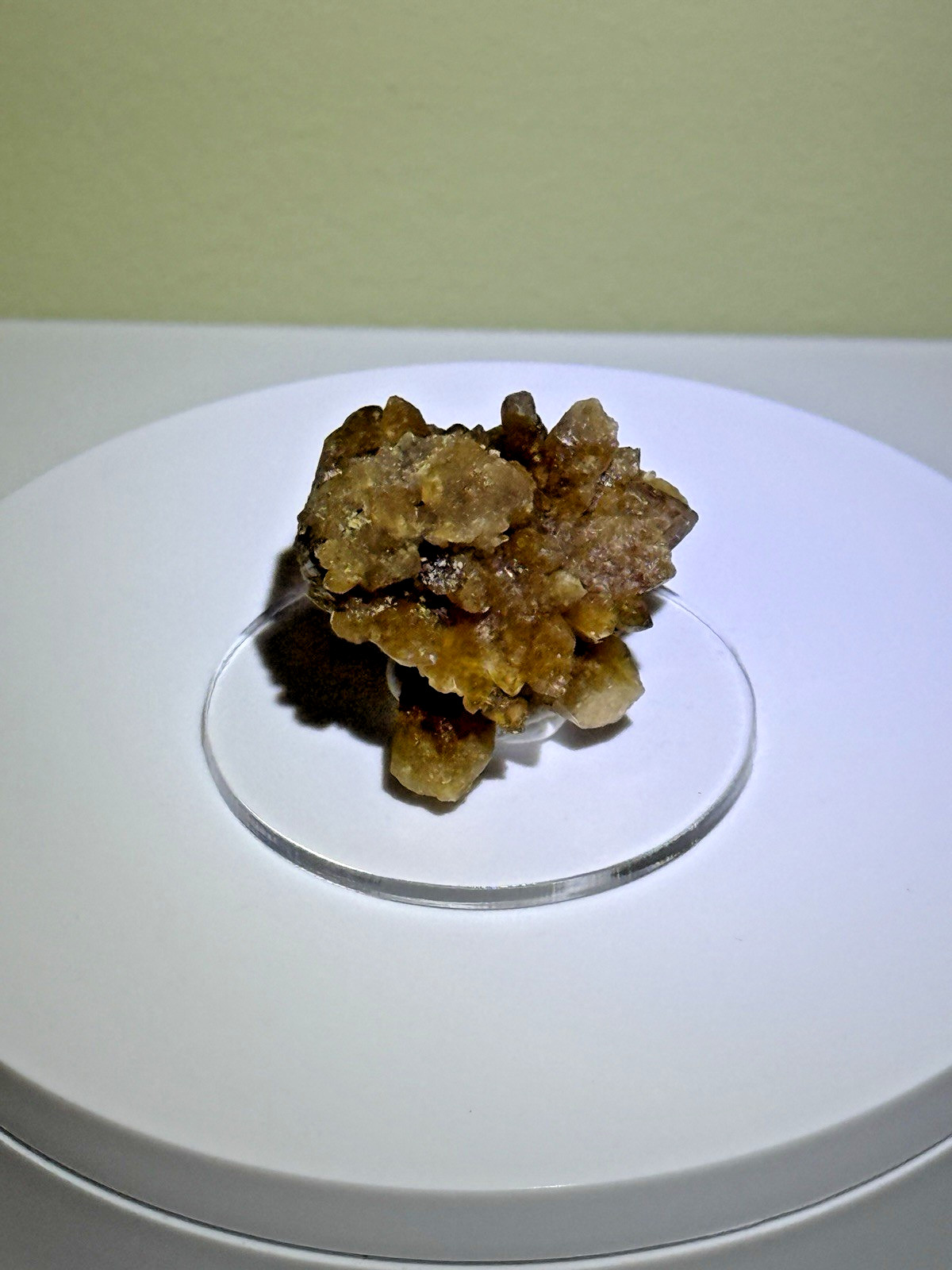 WARM Citrine Crystal Cluster Specimen w/ Stand – Boulemane, Morocco