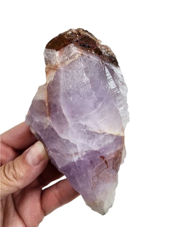 Amethyst Hematite Crystal Point 254.6 grams