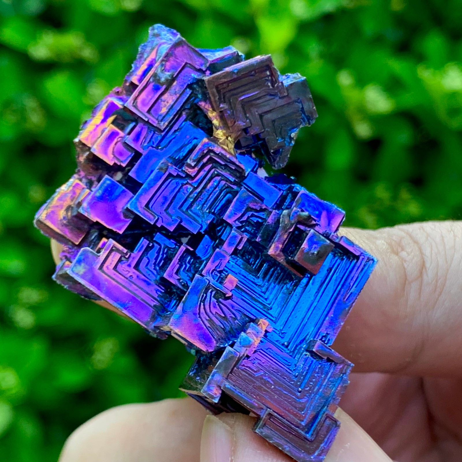 36G ram Bismuth rainbow crystal elementBi gemstone Mineral specimen healing