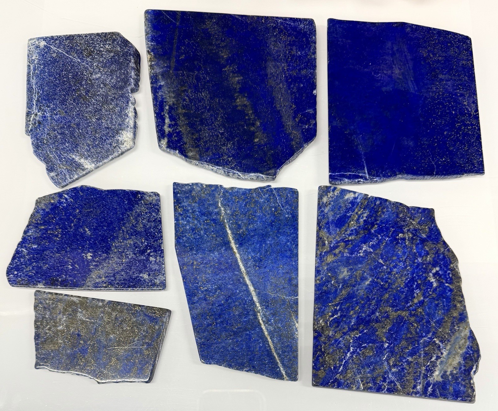 Wholesale Lot 2 Lbs Natural Lapis Lazuli Polished Slab Crystal