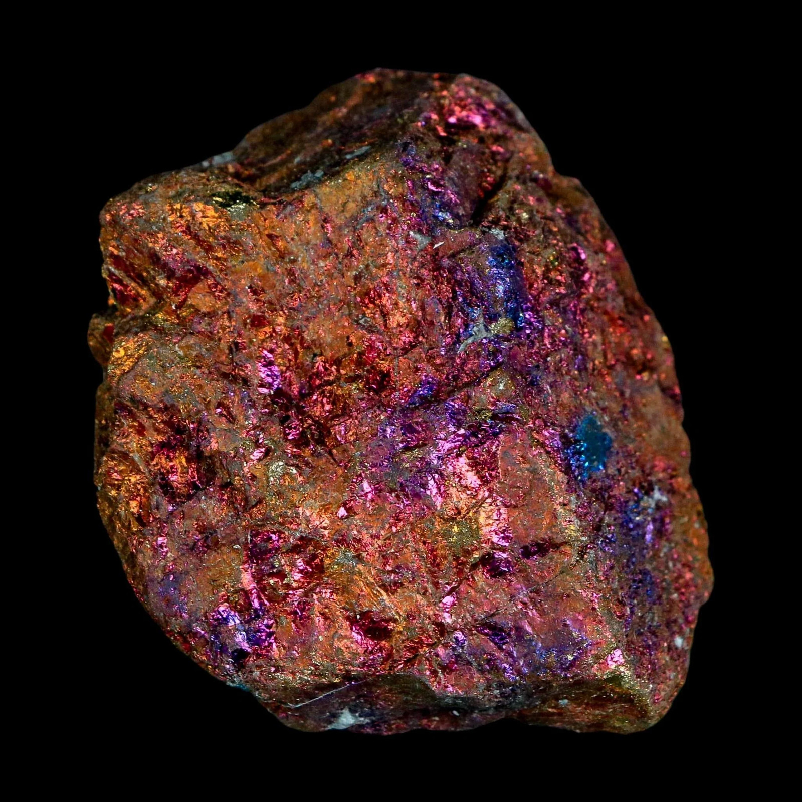 2″ Chalcopyrite Bornite Brilliant Multicolored Peacock Ore Chihuahua Mexico
