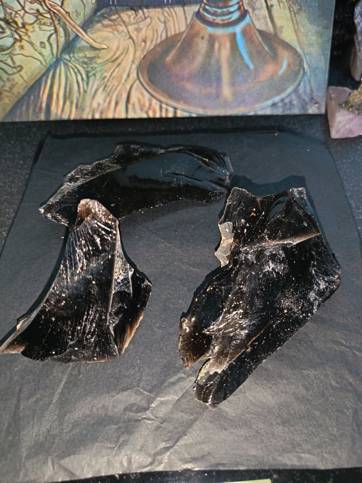 Smokey Ice Obsidian Rough Raw Crystal Piece 50-100g