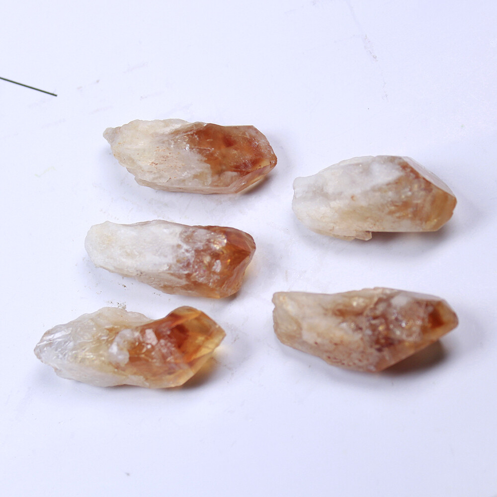 50g/100g Natural Brazil Citrine Stone Rough Rock Quartz Healing Reiki Crystal