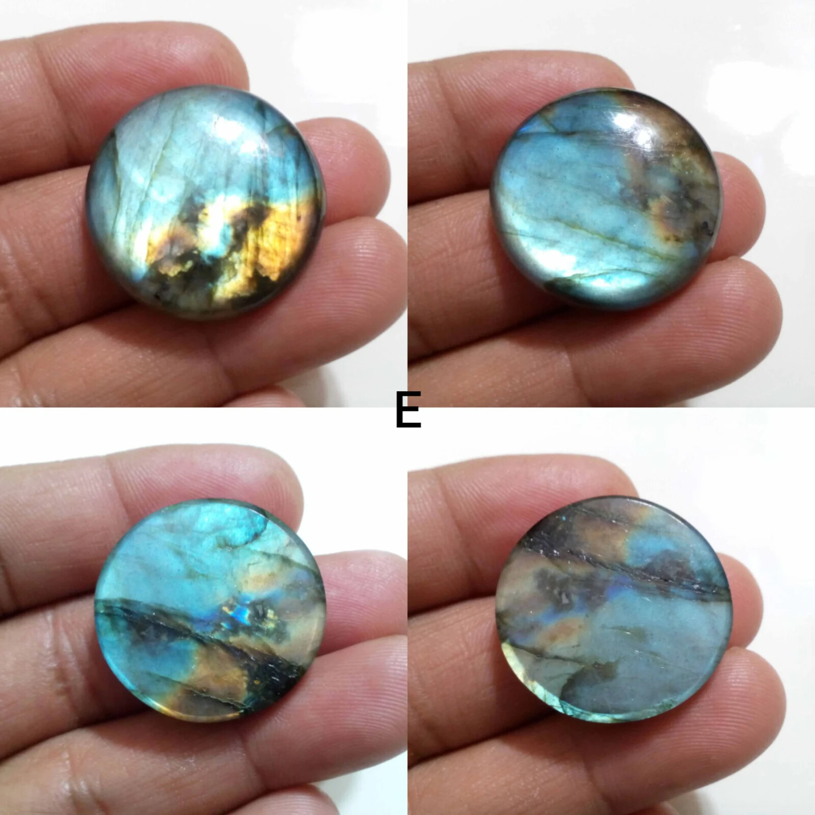 Multi Blue Fire Labradorite Mix Shape Cabochon Loose Gemstone For Making Jewelry