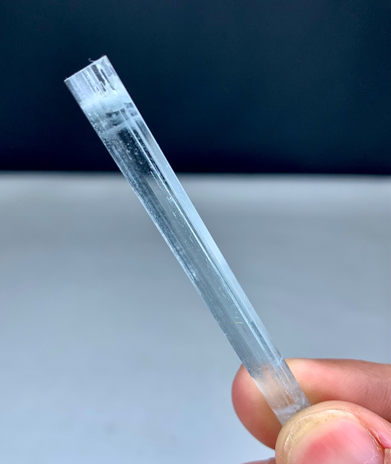 06g Natural Transparent Aquamarine Crystal From Shigar Valley Pakistan
