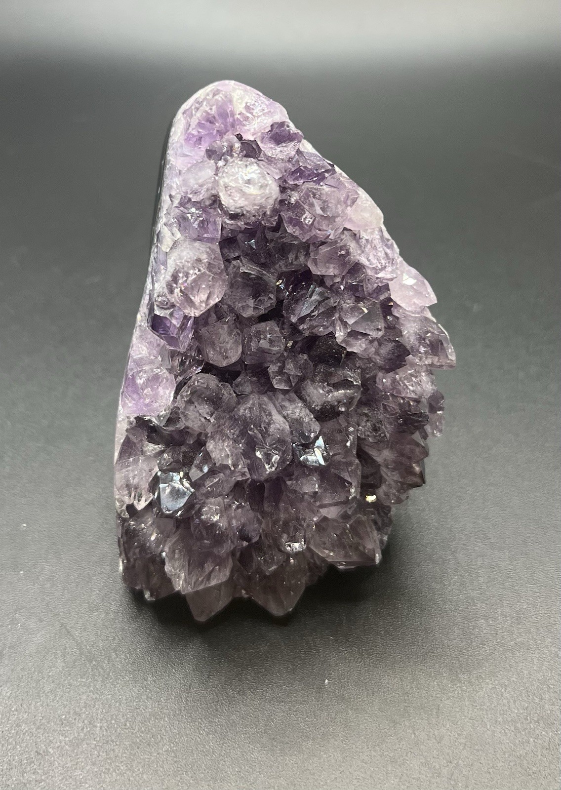 Amethyst Genuine Stone Freeform Cut Base Crystal Uruguay 275.2g