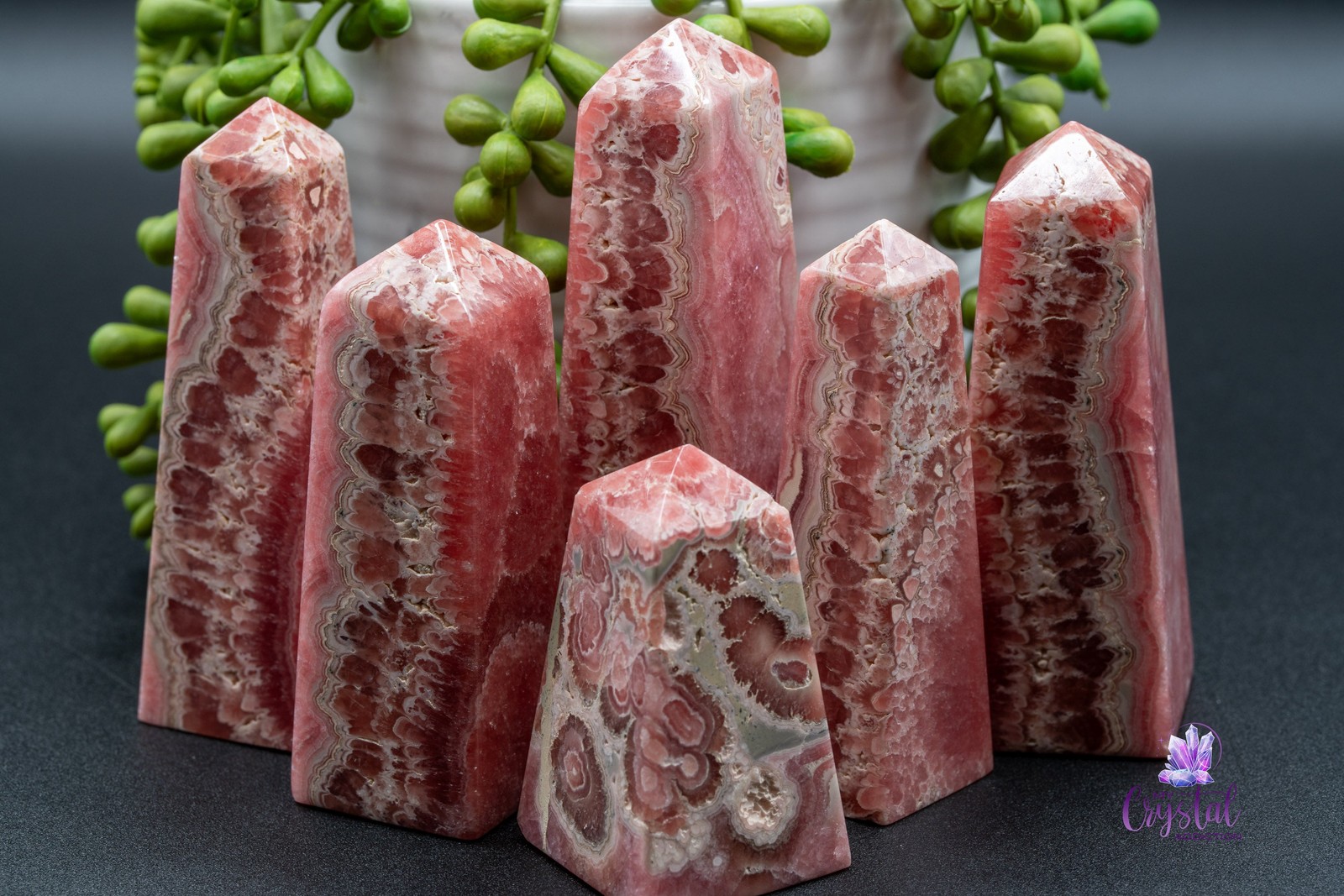 High Quality Rhodochrosite Tower From Argentina