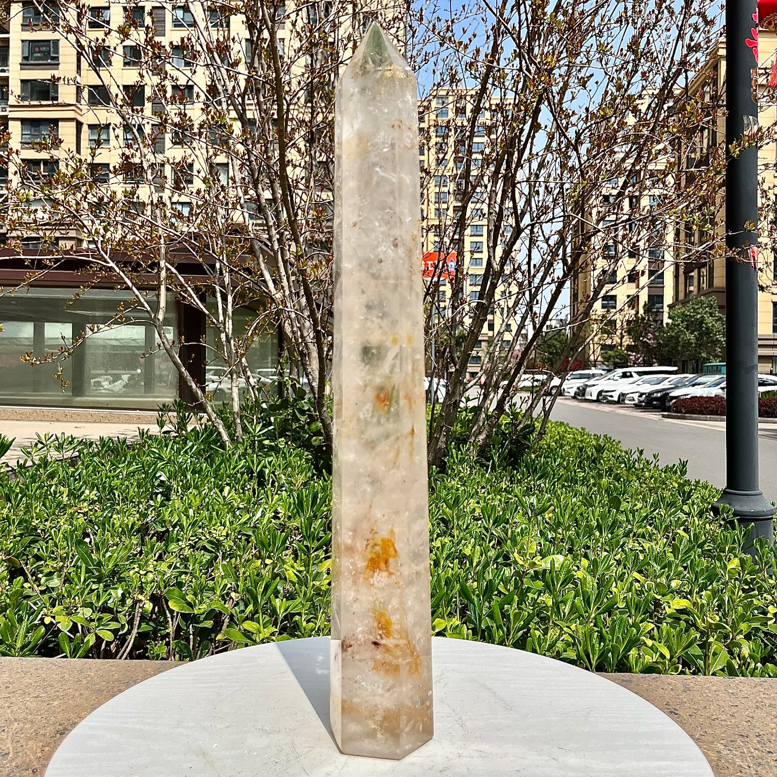 Raw Clear Quartz Crystal Point Cluster Specimen Mineral Home Office Decor 6.3 lb
