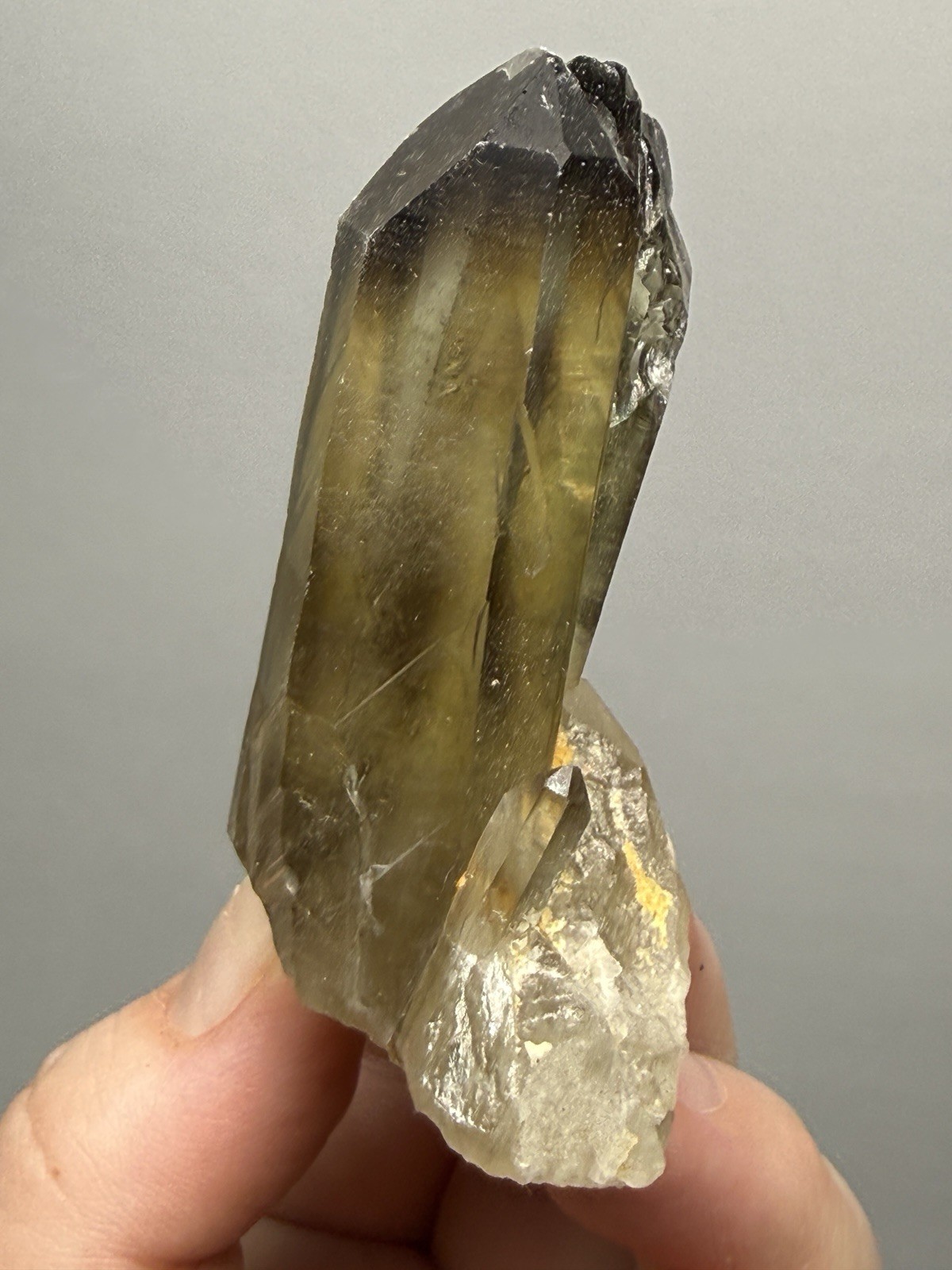 Natural Smokey Citrine Cluster | Collector Mineral Specimen | Madagascar
