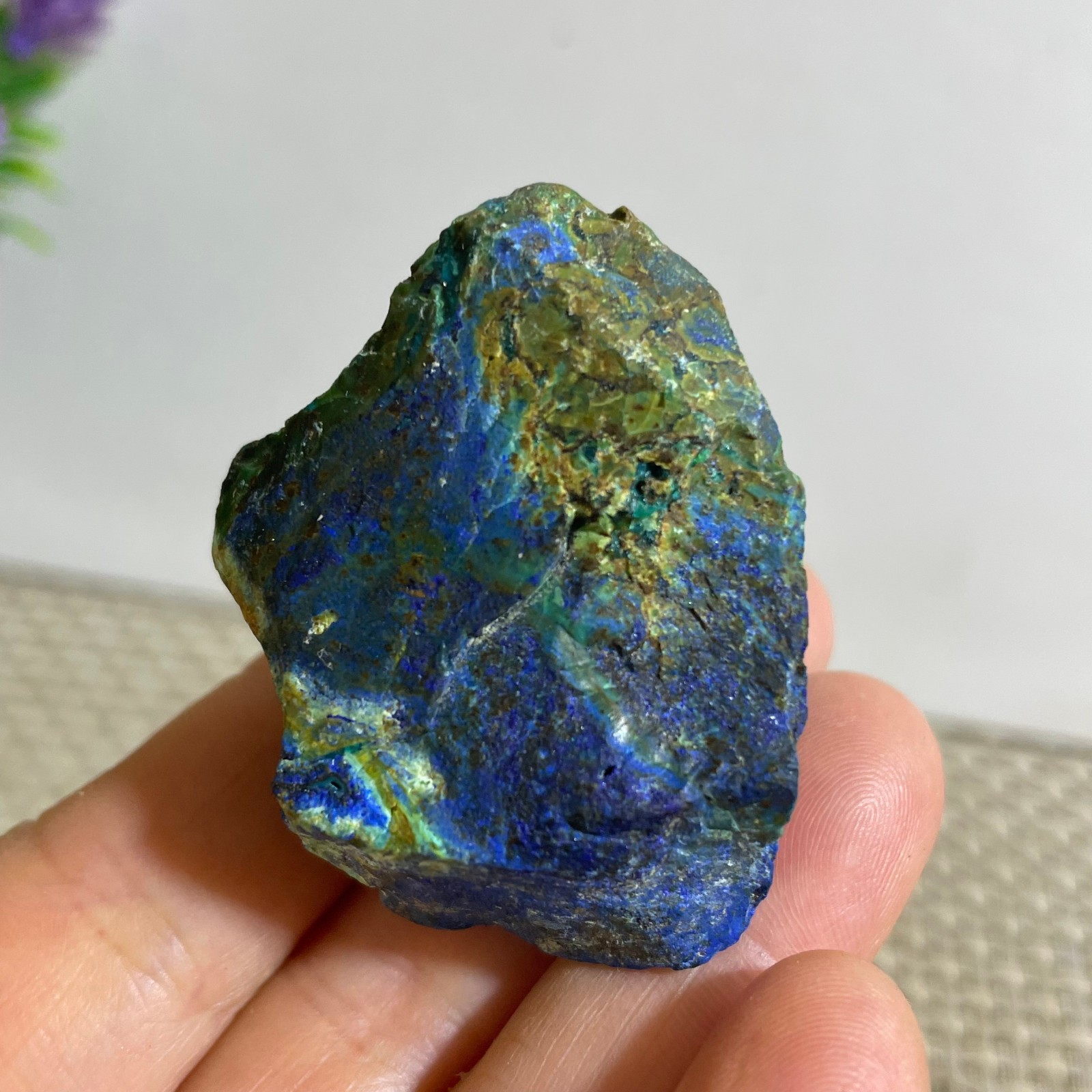 30g beautiful crystal azurite malachite mineral specimen Reiki Healling