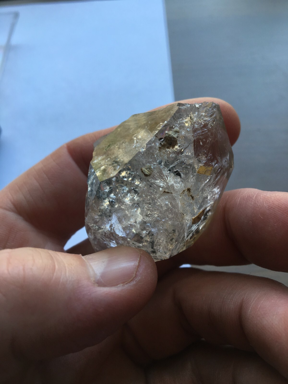 Herkimer NY diamond GIANT 280+ct,2 Ounce (50mm X 35mm) Collectors grade! A