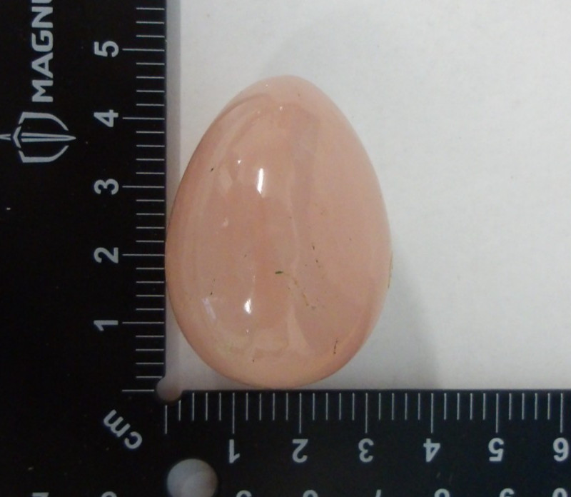 Rose Quartz Gemstone Egg Approx. 5cm X 3.5cm Crystal Love Chakra Healing + Stand
