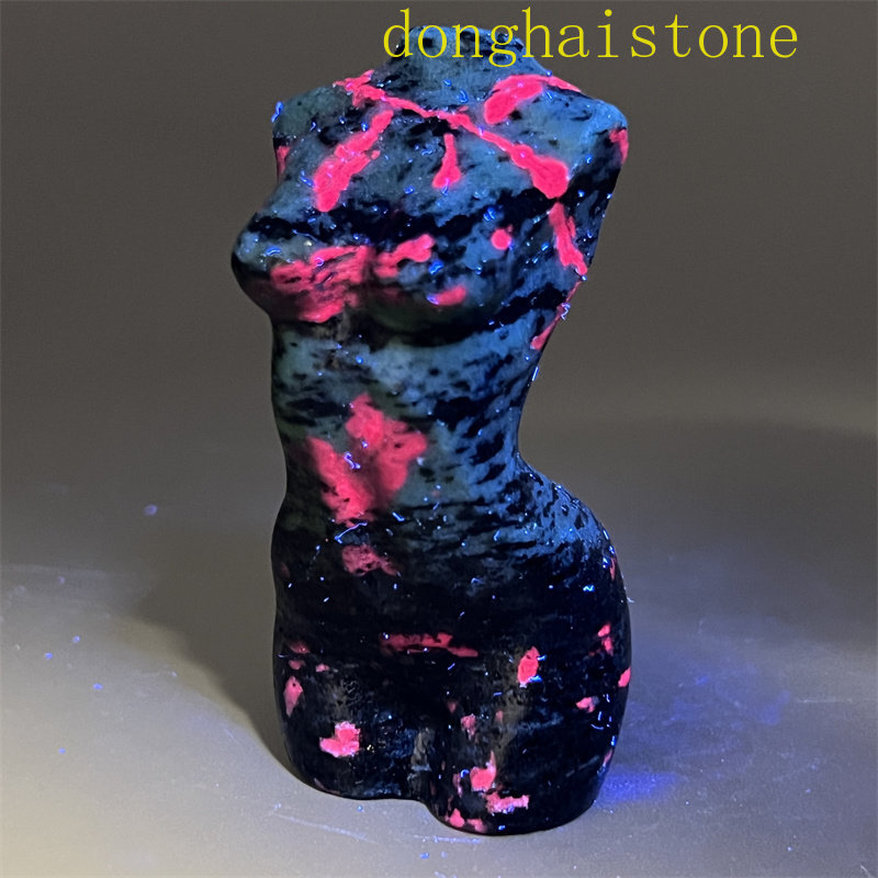 3″ Natural zoisite Women Naked skull Quartz Crystal carved skull gem healing 1pc