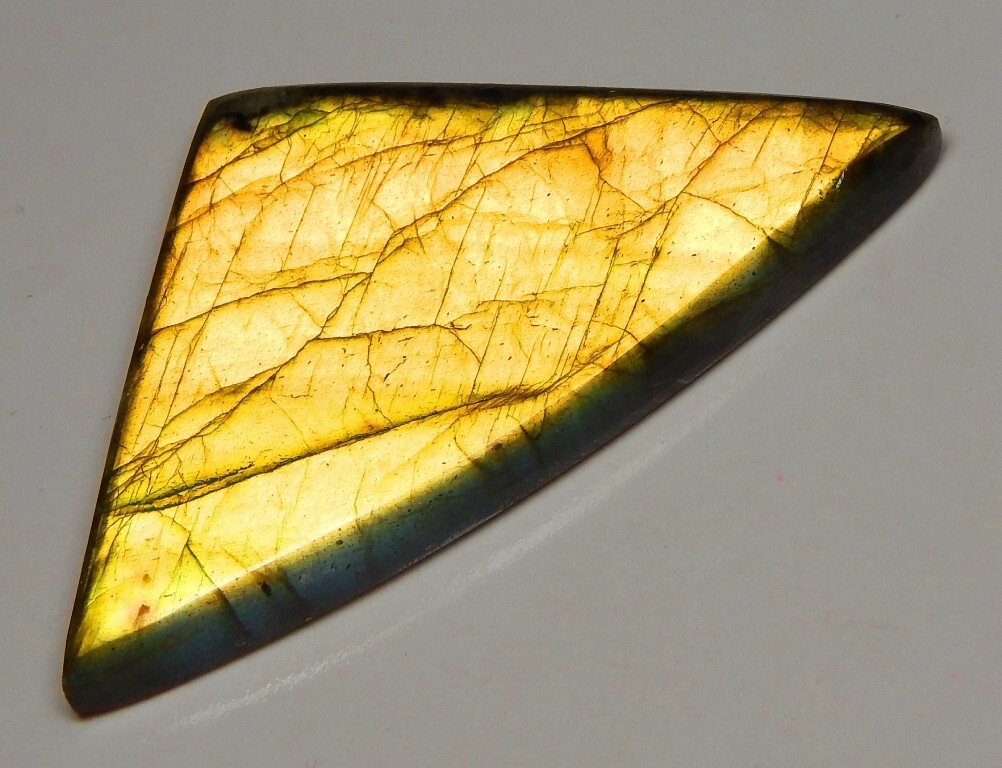Natural Labradorite Slab, 1.25″ – 9″ High Flash Polish Labradorite, Pick a Size