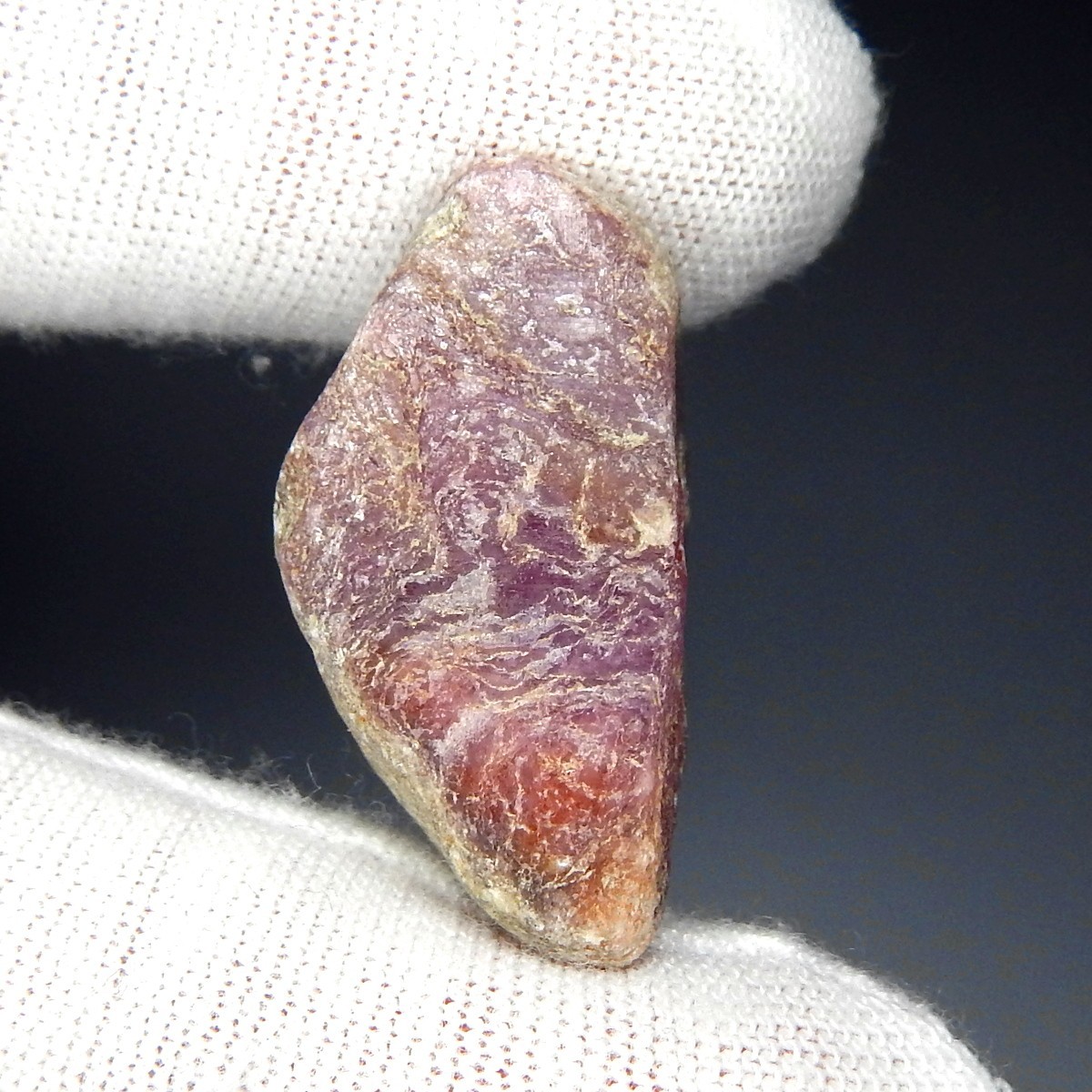 51.2ct Natural Mined Red Ruby Fluorescent Unheated Rough Spar Collector Grade